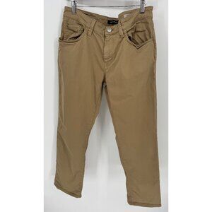 Mavi Mens Khaki Tan Zach Straight Leg Pants